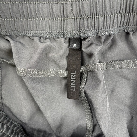 UNRL Stride Shorts Men's L Gray Performance Athletic Drawstring Stretch - Picture 5 of 13